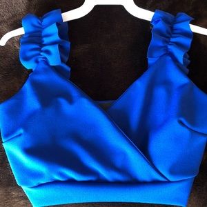 Jaime Ruffle Two Piece Short Set